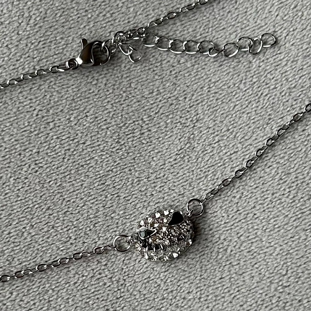 Skeleton Pendant ~ Silver Tone Necklace ~ Brand New! ~ NBC